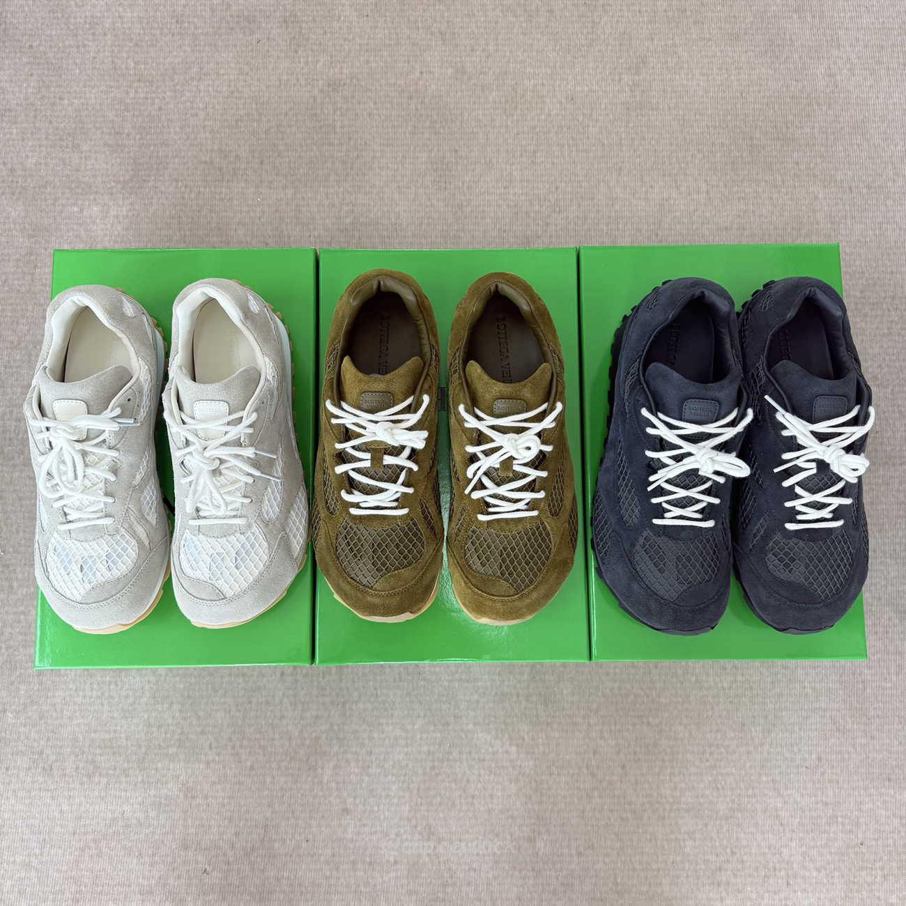 Bottega Veneta Orbit Olive Oil Black Gray 797306 V4je1 3310 (17) - www.newkick.vip